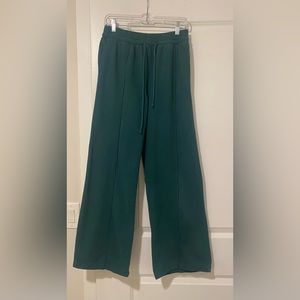 Size S - Urban Outfitters Out from Under Wide Leg Sweatpants in Dark Green